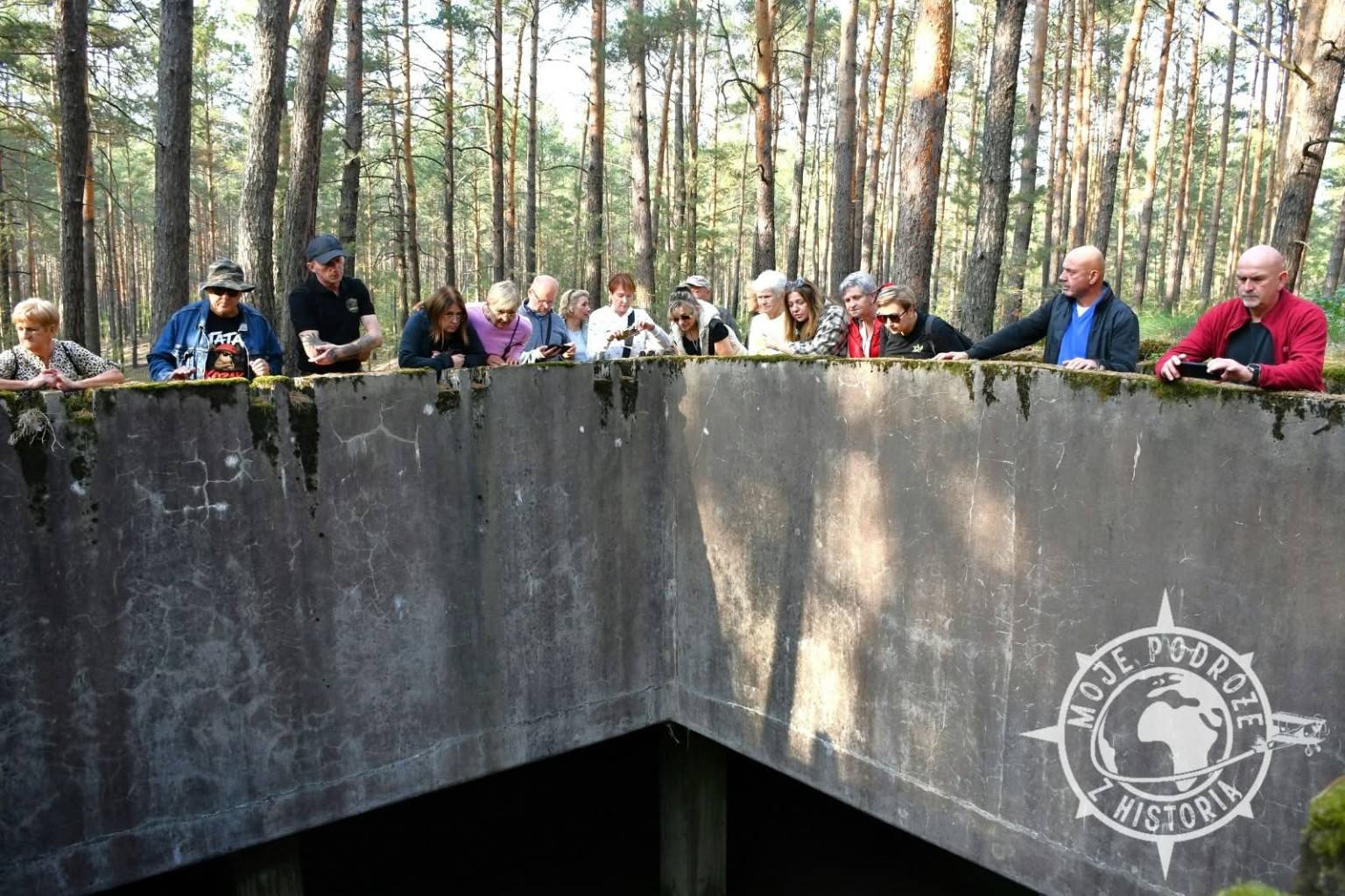 Rundgang mit der Stadt- und Gemeindeverwaltung Brody im Bunkerwald – zdjęcie 6