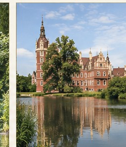 Bad Muskau / Mużaków - Parklandschaft des Grenzraums