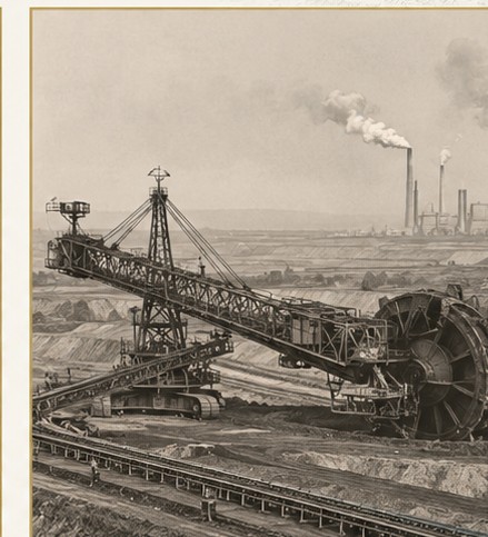 Industrie und anthropogene Landschaft - Visualisierung