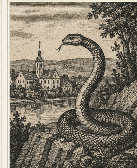 Schlangen-/Drachenmotiv in Sagen - Visualisierung