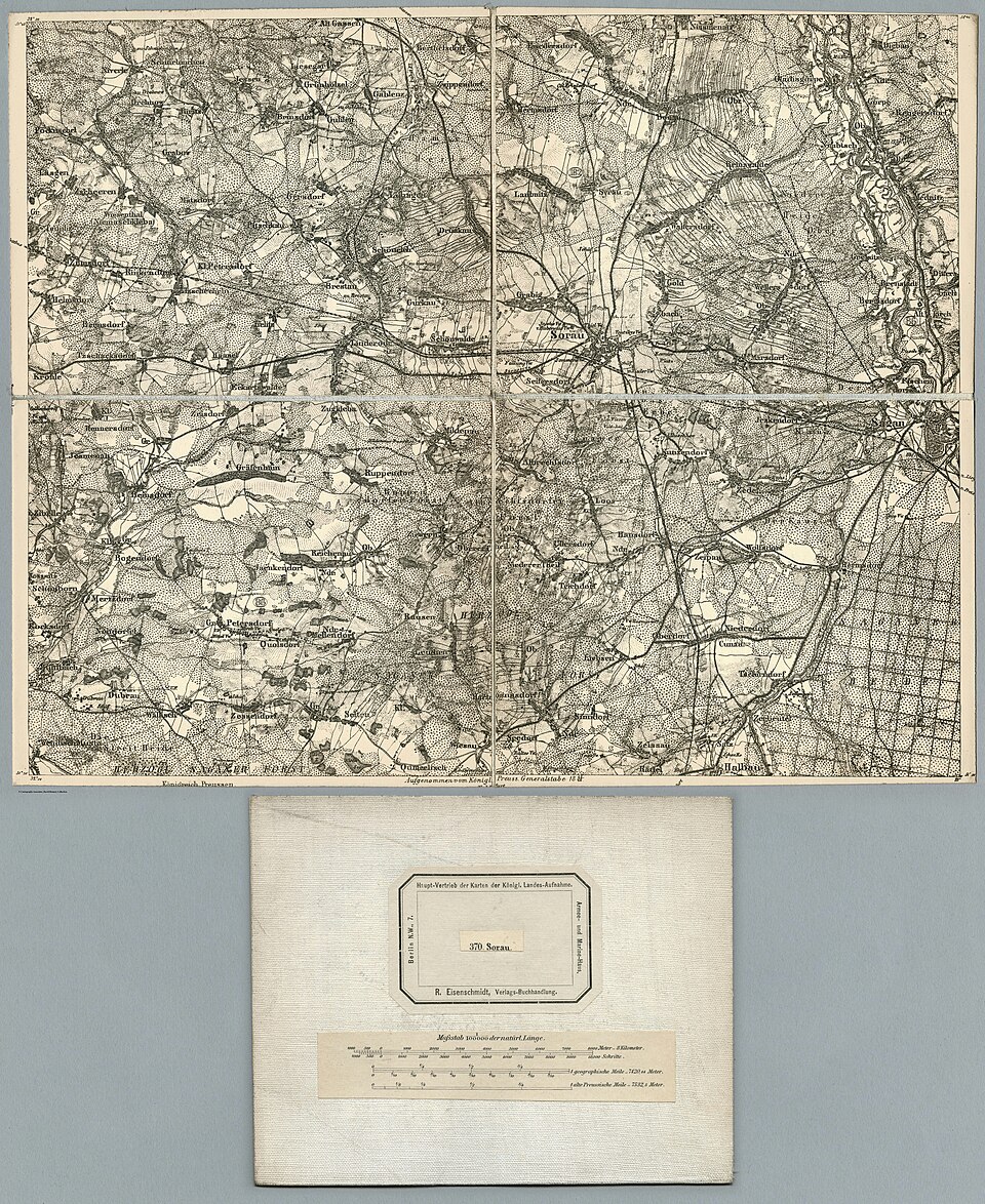 Blatt 370 „Sorau“, 1893